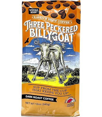 Amazon.com : Raven's Brew Coffee Three Peckered Billy Goat, 12