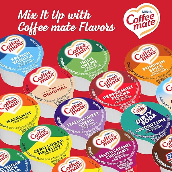 NESTLE CARNATION COFFEE CREAMER HALF AND HALF, MADE WITH REAL DAIRY, 0.304 FL OZ LIQUID STICK PACK (BOX OF 240)