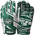 WILSON NFL Stretch Fit Football Gloves – Youth and Adult Sizes