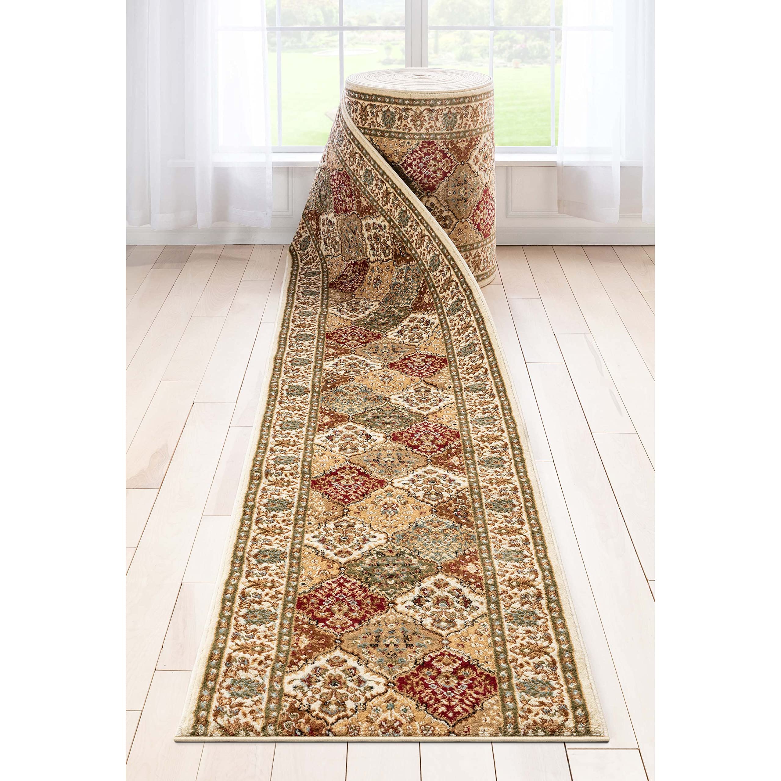 Well Woven Custom Size Hallway Stair Runner