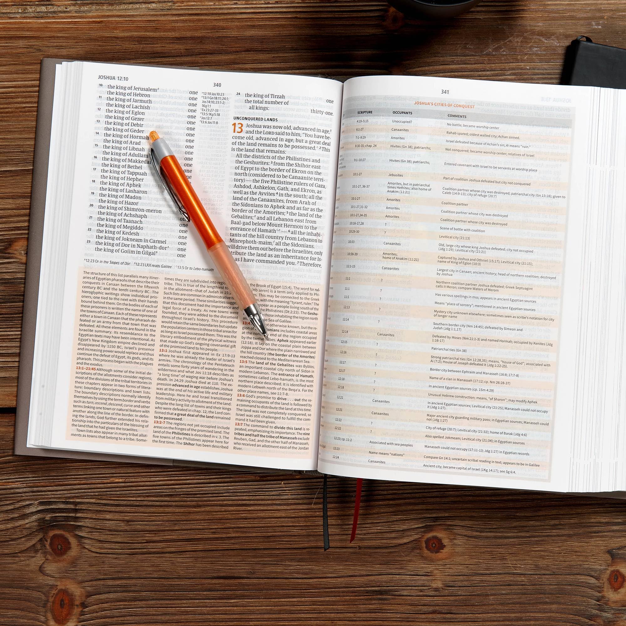 CSB Study Bible, Hardcover, Red Letter, Study Notes and Commentary, Illustrations, Articles, Word Studies, Outlines, Timelines, Easy-to-Read Bible Serif Type CSB Study Bible, Hardcover, Red Letter, Study Notes and Commentary, Illustrations, Articles, Word Studies, Outlines, Timelines, Easy-to-Read Bible Serif Type Hardcover Kindle