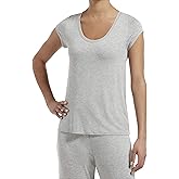 Hue Women's Sleepwell Pajama Sleep Top, Made with Temperature Control TempTech Technology
