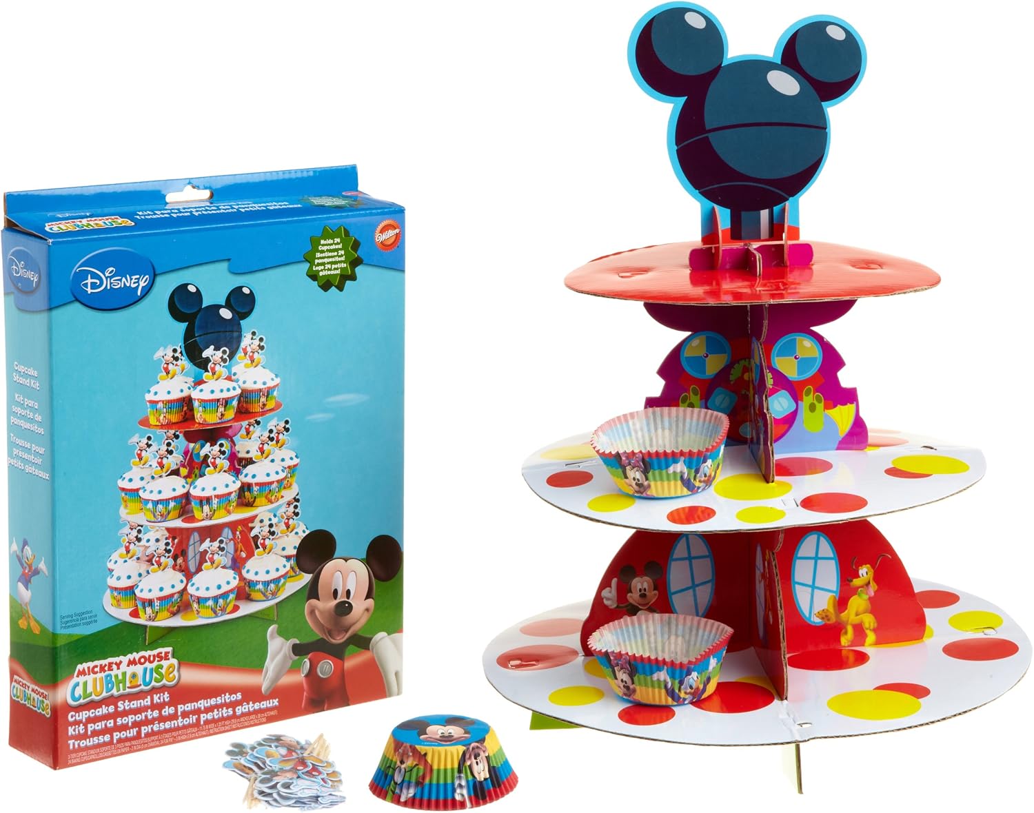 Wilton Mickey Mouse Cupcake Stand Kit Amazon.co.uk Toys & Games