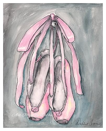 Amazon Com Pink Ballet Print Poster For Girls Room Dance Theme