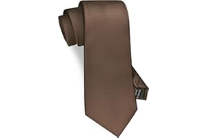 GUSLESON Classic New 3.15"（8cm） Men's Solid Color Necktie Wedding Business Tie + Gift Box