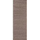 Momeni Rugs Como Contemporary Geometric Indoor Outdoor Area Rug, 2'7" x 7'6", Tan