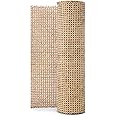 18" Width Natural Rattan Cane Webbing for Caning Projects | 18" W x 3 ft L | Pre - Woven Open Mesh Cane - Cane Webbing Sheet- Natural Rattan Cane Webbing roll (3 FEET)