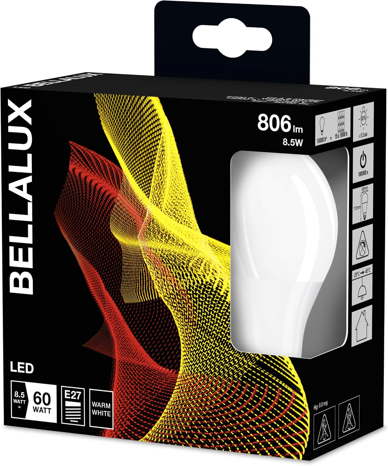 Bella Lux LED Light Bulb, Warm White - Image 5
