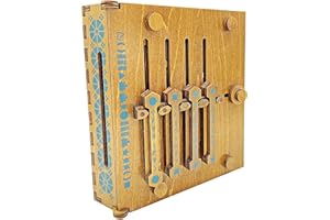 Project Genius: True Genius - Caesar's Codex, Wood Brainteaser Puzzle, Based on Ancient Artifacts, Play and Then Display, For Ages 14 and up