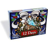 Calliope Games 12 Days of Christmas Kids Games Fun Card Game for Family Kid and Adults Gifts for Stocking Stuffer 3-5 Player