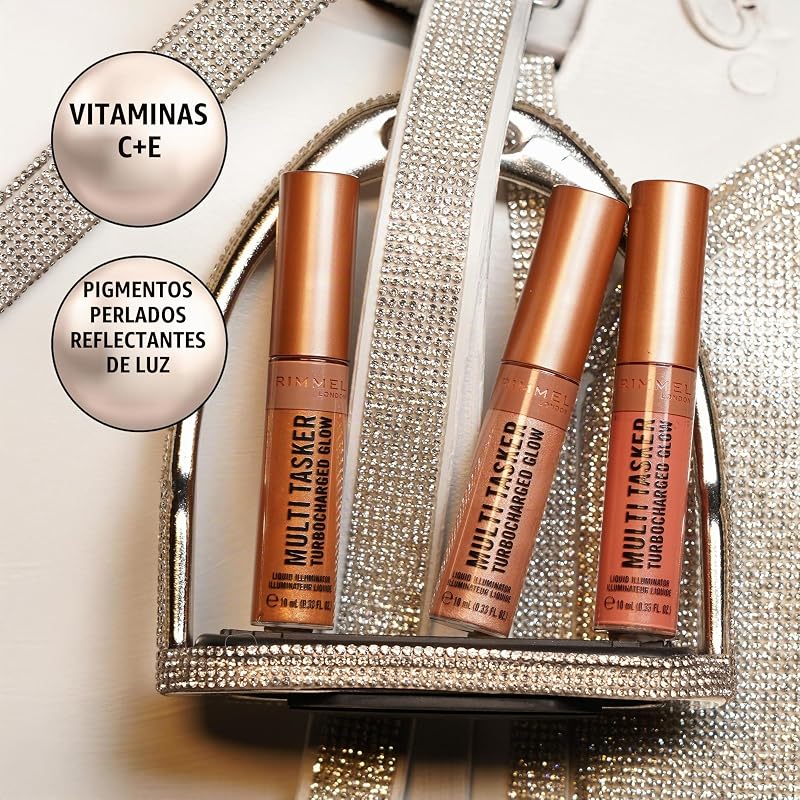 Rimmel Multi Tasker Iluminador Turbo Glow 002 Rosy Rebel