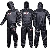 DEFY Heavy Duty Sauna Suit for Weight Loss Full Body Wrap Hoodie Men Women Anti-Rip Sweat suit Gym Workout Exercise Gear