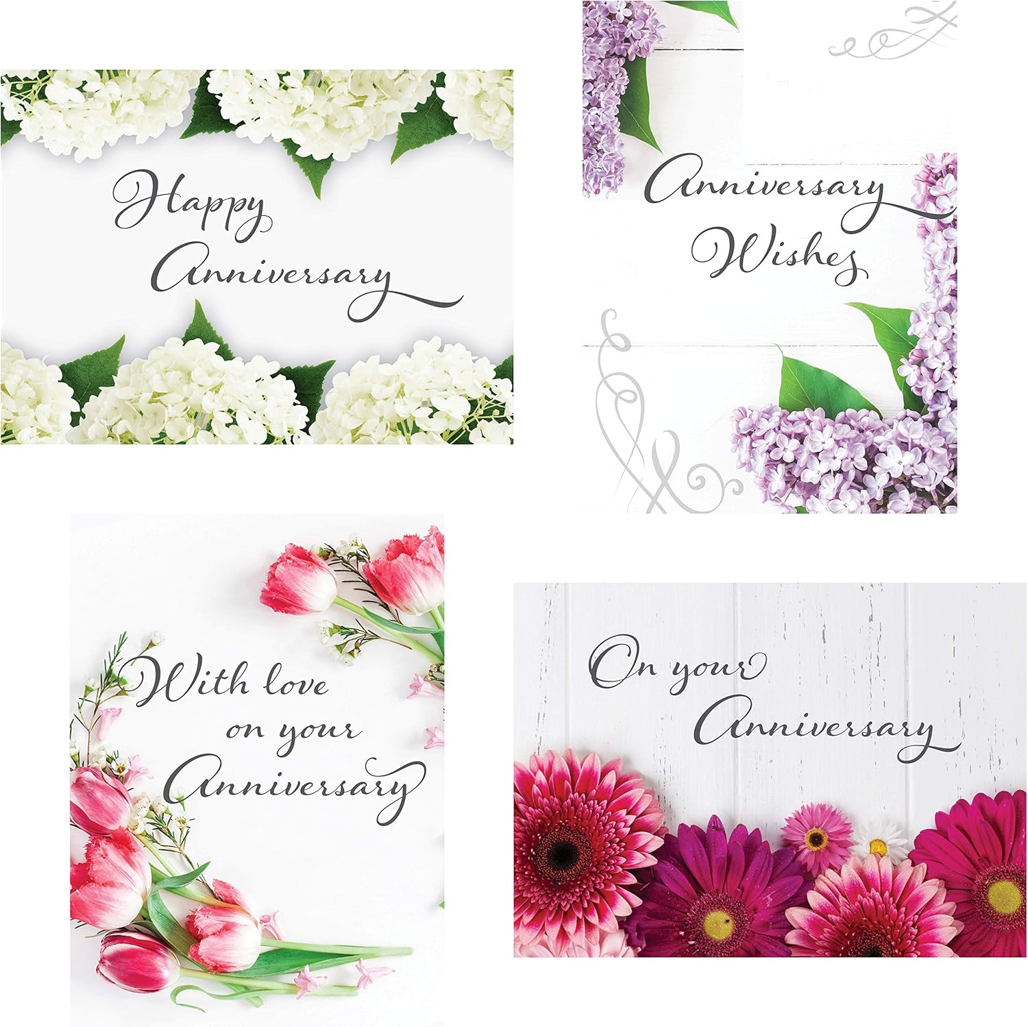 Amazon Com Christian Anniversary Greeting Cards Kjv Scripture Box Set Of 12 Office Products