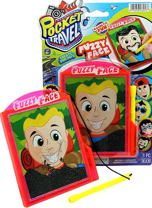 fuzzy face magnetic toy