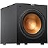 Klipsch R-12SW 12-Inch Front-Firing 400W Max Subwoofer, Brushed Black Vinyl