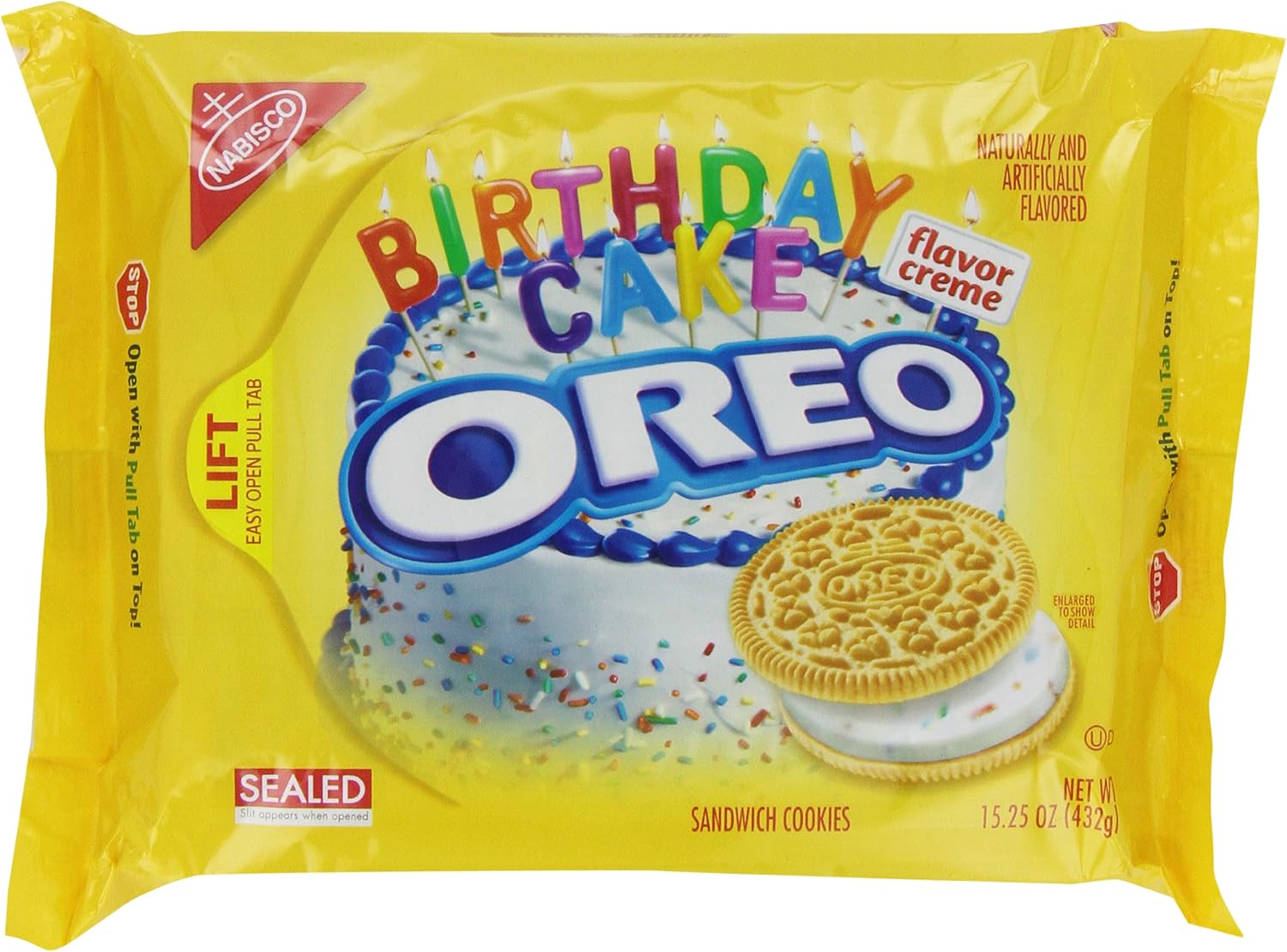 Oreo, Galleta fresca rellena (Birthday Cake) - 432 gr.: Amazon.es: Alimentación y bebidas
