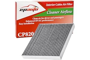 EPAuto CP820 (CF12820) Cabin Air Filter Replacement for Hyundai Elantra, Tucson, Santa Fe, Sonata, IONIQ 5/6, Santa Cruz, Kon