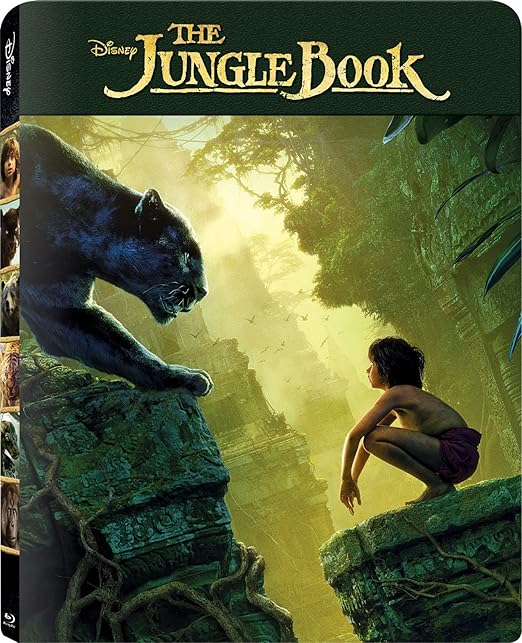 The Jungle Book Steelbook Amazon In Bill Murray Ben Kingsley Idris Elba Lupita Nyongo O Scarlett Johansson Giancarlo Esposito Neel Sethi Christopher Walken Jon Favreau Bill Murray Ben Kingsley Movies Tv Shows