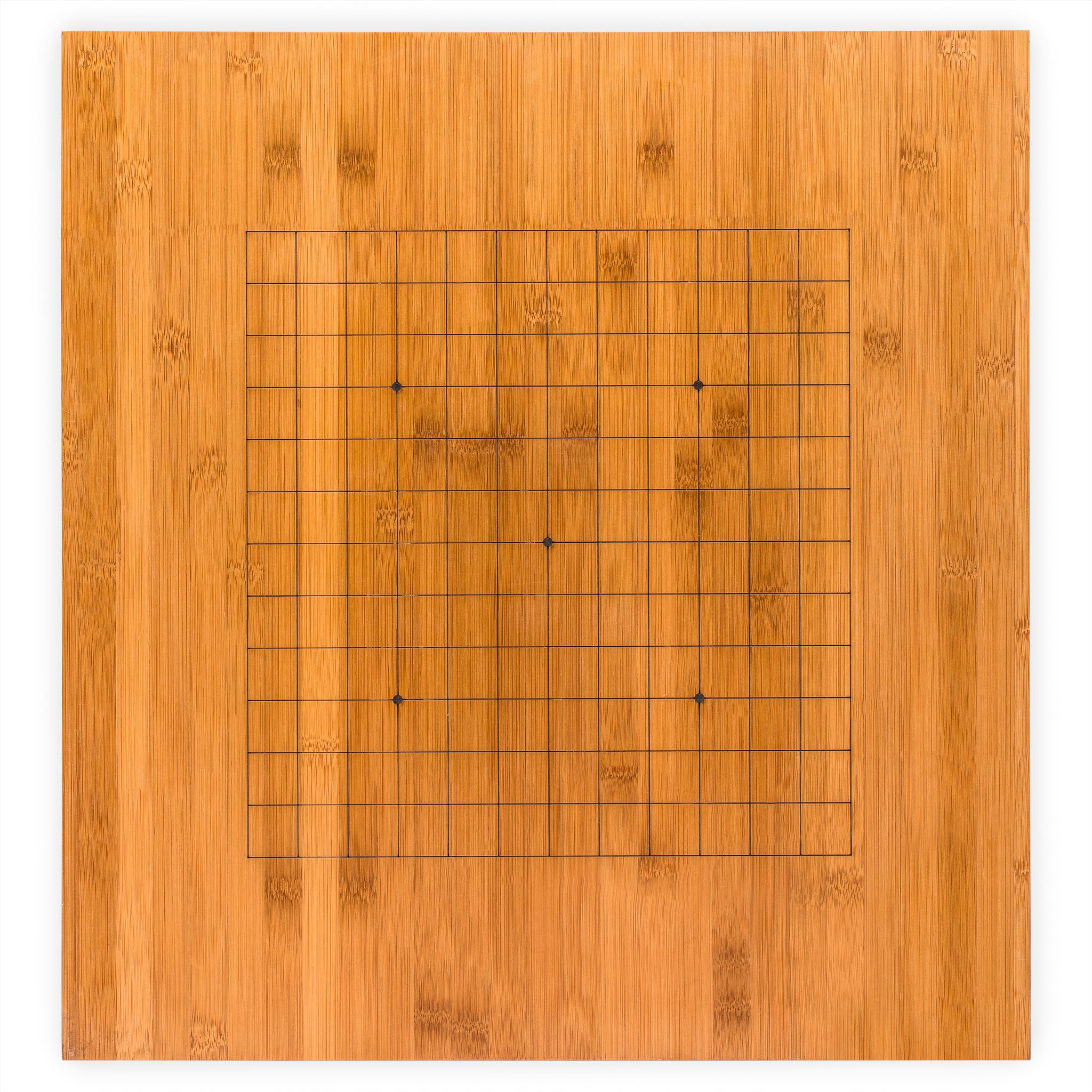 Yellow Mountain Imports Bamboo 0.8-Inch Etched Reversible 19x19 / 13x13 Go Game Set Board with 9.2mm Double Convex Yunzi Stones and Bamboo Wood Bowls Set - Classic Strategy Board Game (Baduk/Weiqi)