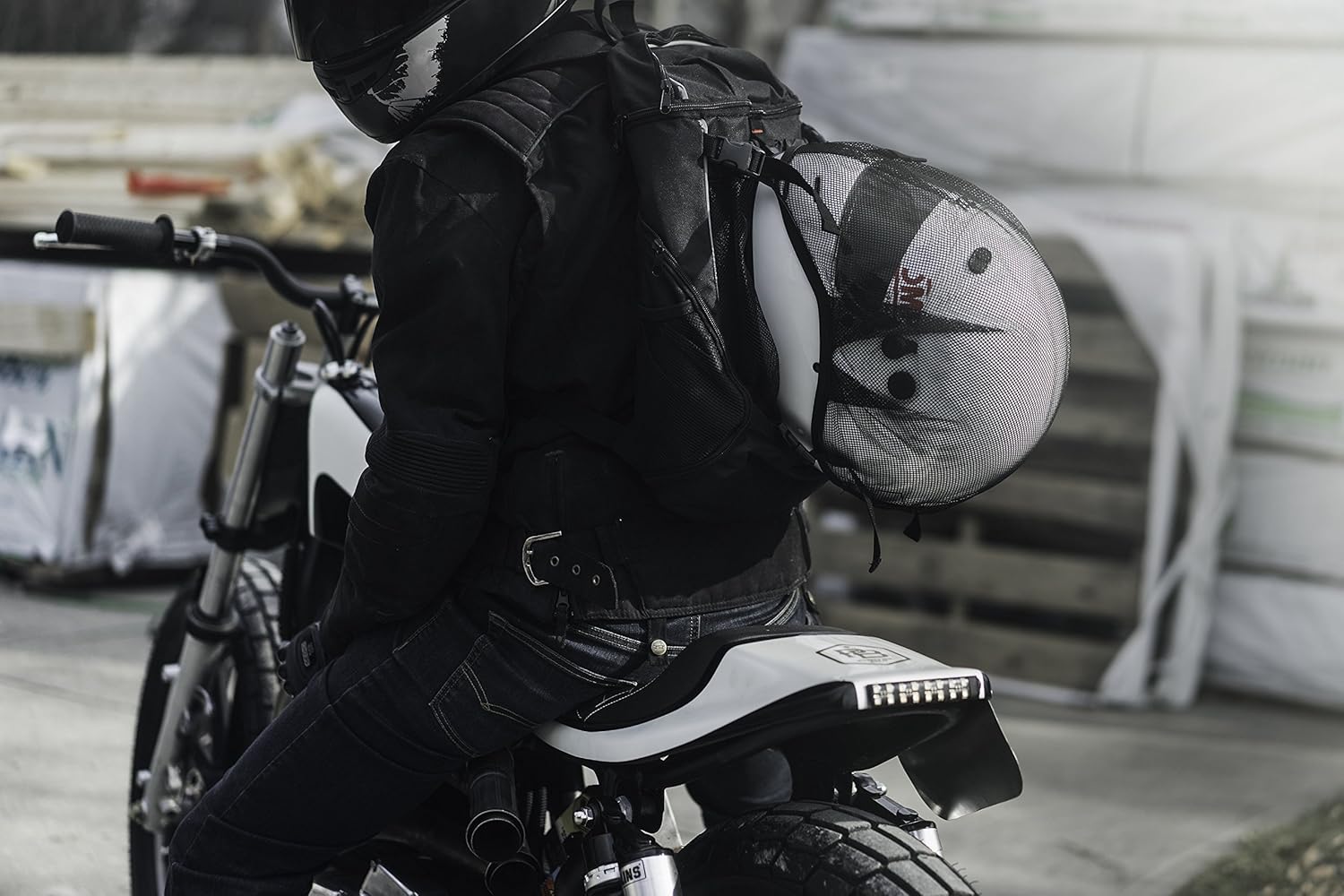 Cool Motorcycle Helmet Laptop Backpack for Men & Women. Perfect Carry on Travel Backpack. Airline Approved Personal Item. Gym, College Commuter & School Backpack. Removable Full Face Helmet Net: Automotive