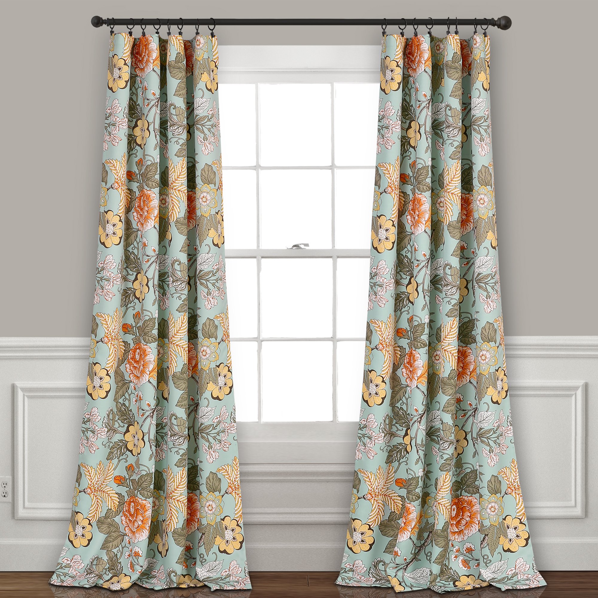 Lush Decor Sydney Light Filtering Window Curtain