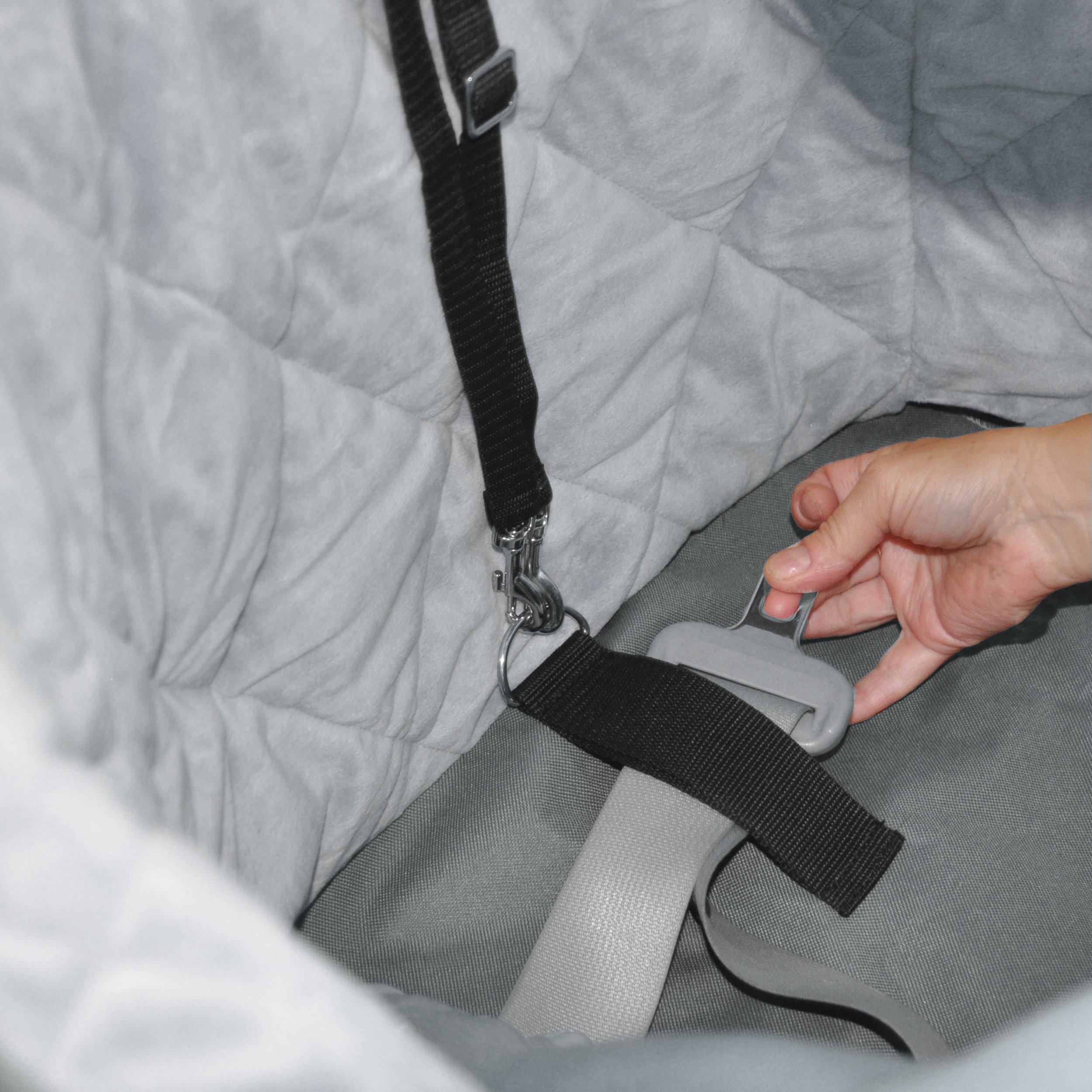 KH Pet Products Bucket Booster Pet Seat Large Gray 14.5" x 24" eBay