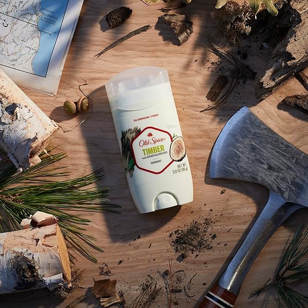 OLD SPICE FRESHER COLLECTION INVISIBLE SOLID MEN’S DEODORANT, TIMBER, 3 OUNCE (PACKAGE MAY VARY)