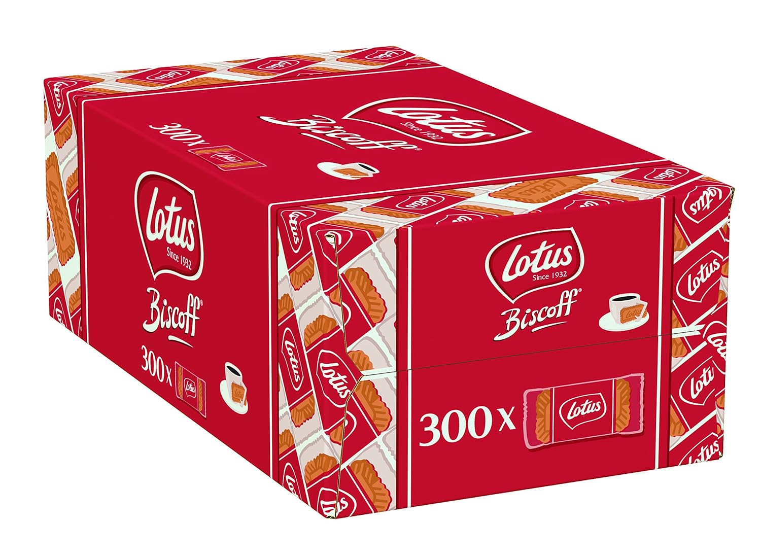 Lotus Biscoff Original Caramelised Single Biscuits (Pack of 300