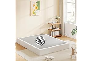 EZBeds Box-Spring Queen, 7 inch Metal Queen Box Spring, Mattress Foundation Queen Box Spring Only with Fabric Cover, Easy Assembly, Noise Free, Non Slip