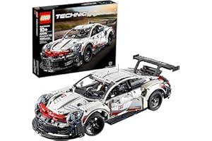 LEGO Technic Porsche 911 RSR Race Car Model Building Kit 42096, Advanced Replica, Exclusive Collectible Set, Gift for Kids, Boys & Girls