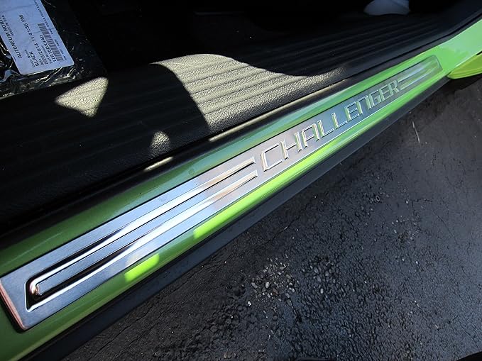 Dodge Challenger Stainless Steel Sill Guards Protectors Set of 2 OEM