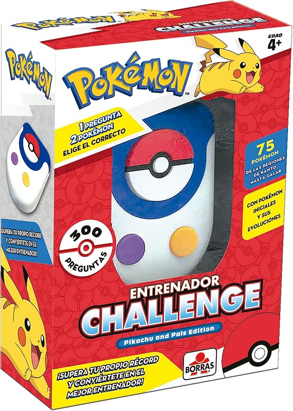- Pokémon Entrenador Challenge | Juego Electrónico Infantil de Adivinanza y Estrategia | a Partir de 4 Años (19828) — foto 4 de 4