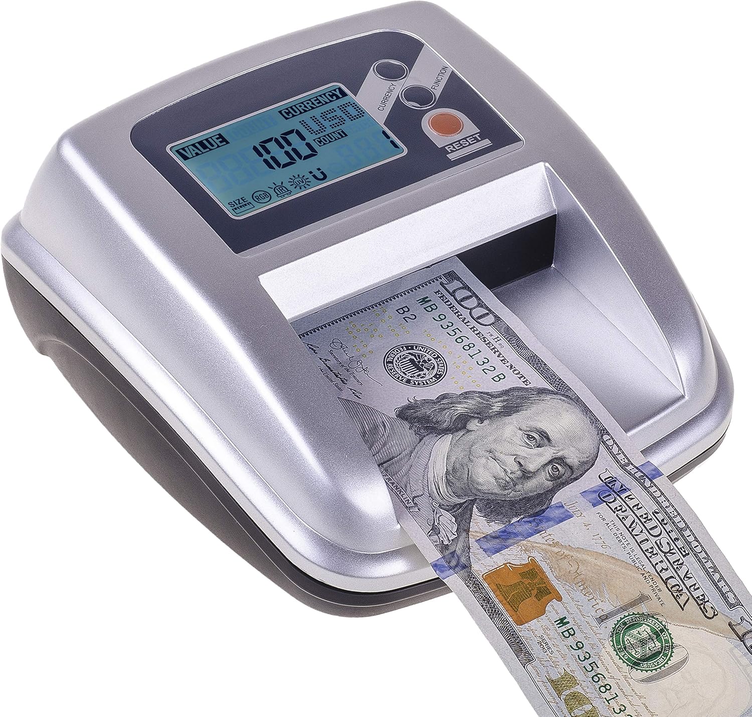 3 in 1 New Counterfeit Bill Detector & Counter with 5 Detection Modes & Bonus Counterfeit pens : Office Products