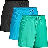 Womens Dry Fit Athletic Running Shorts 3 Pack Women's Workout Gym Short's, Casual Lounge Beach Short for Women