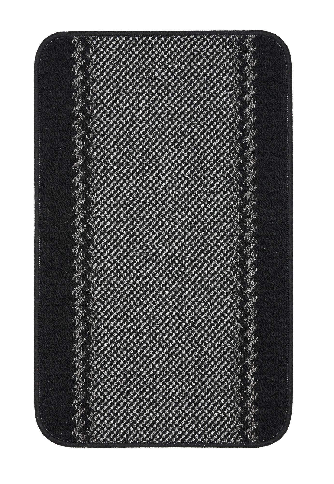 William Armes 3800802Dandy Kilkis Washable Doormat, Kitchen Mat, 80 x 50cm - Black