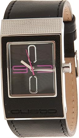 Custo Watches CU032602 - Reloj de Señora Cuarzo Piel Negro ...