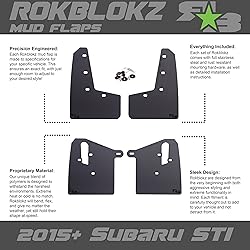 RokBlokz Mud Flaps for 2015-2021 Subaru WRX STI