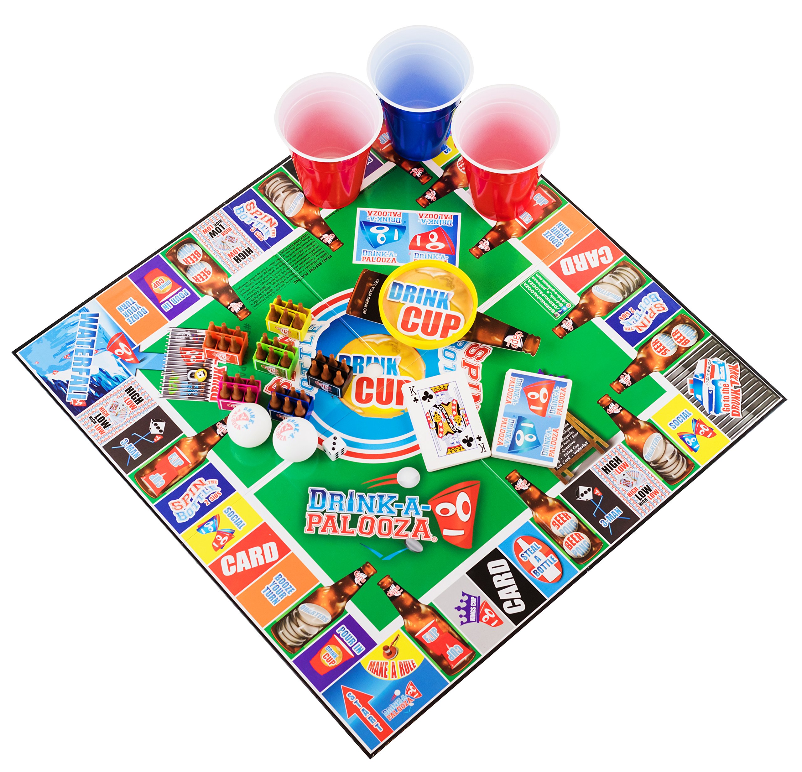 DRINKAPALOOZA Board Game Combines OldSchool + New School Drinking