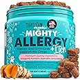 Mighty Paw Waggables Allergy Immune + Itch (Made in the USA) -Dog Allergies Chews Anti-Itch for Dogs. Dog Allergy Support Dogs Vitamins for Skin and Coat Allergies. Omega 3 & Quercetin for Pets 120 Ct