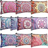 Eccliy 20 Pcs Mandala Makeup Bag Mandala Cosmetic