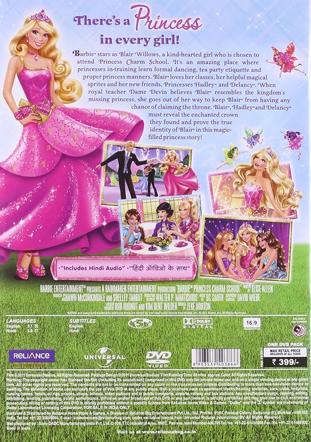 barbie princess story in hindi