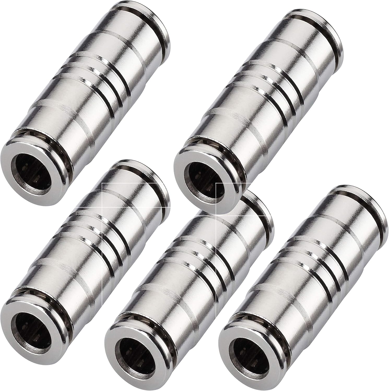 Utah Pneumatic NickelPlated Brass Push to Connect air Fittings 1/4"od