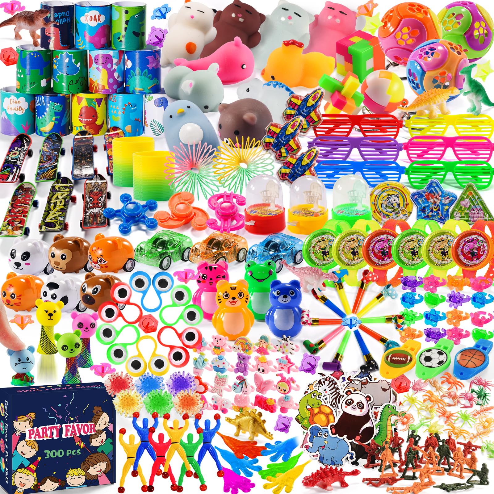 300 PCS Party Favor for Kids Goodie Bags Stuffers, Prize Box Toys for ...