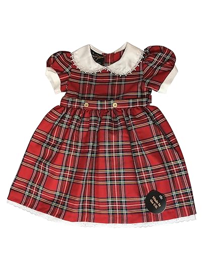 baby girl tartan dress