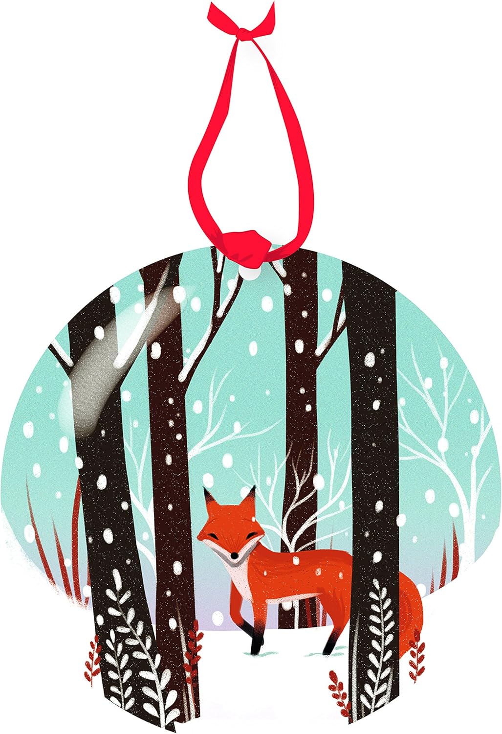 Avenue Mandarine, Ref CO083O, Christmas Bauble Decorations for Boys, 12 Decorations to Hang, Designs Featuring Snowmen - Image 3