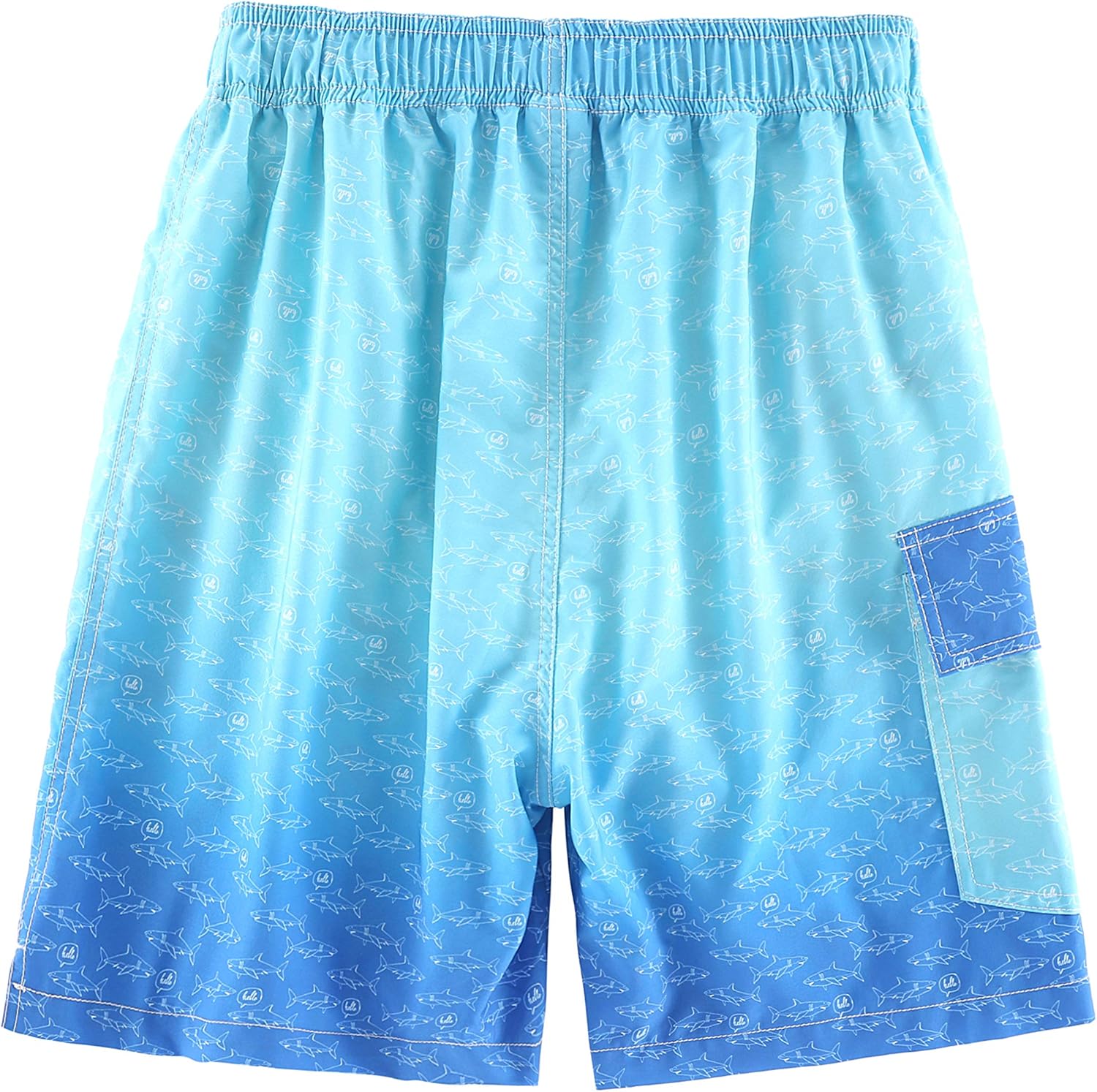 Meegsking Mens Quick Dry Stripe Beach Board Shorts Elastic Waist Swim Trunks with Mesh Lining
