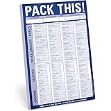 Knock Knock Pack This! Pad Packing List Notepad, 6 x 9-inches