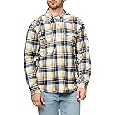 Eddie Bauer Mens Men's Long Sleeve Eddie's Fleece Lined Flannel