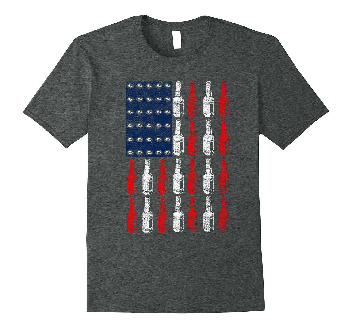 T-shirt Patriotique Américain - Drapeau USA Pour Le 4 Juillet - Tee Hunt