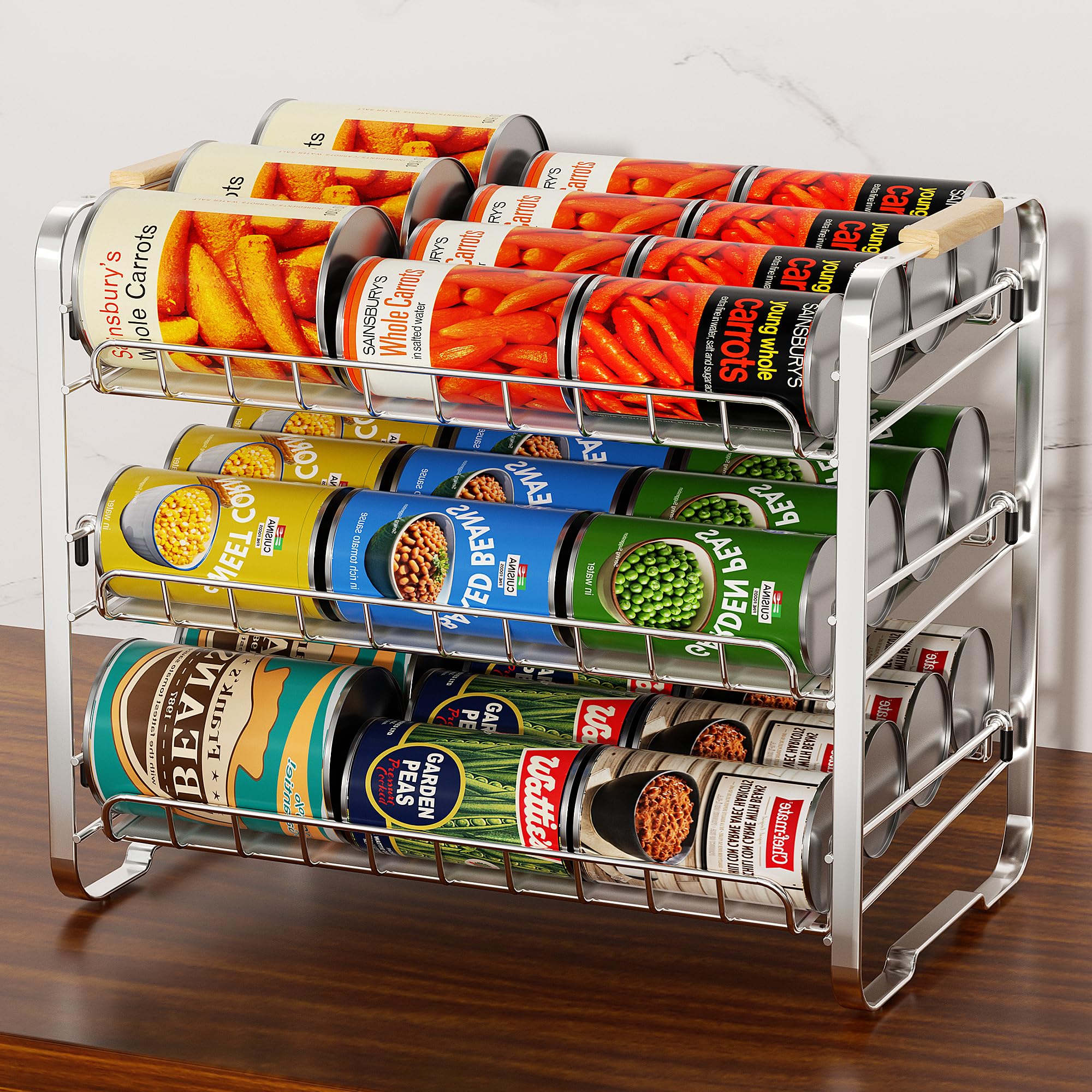 MAXIFFE 3 Tier Can Organizer for